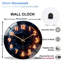 Horloge murale en verre 12 po