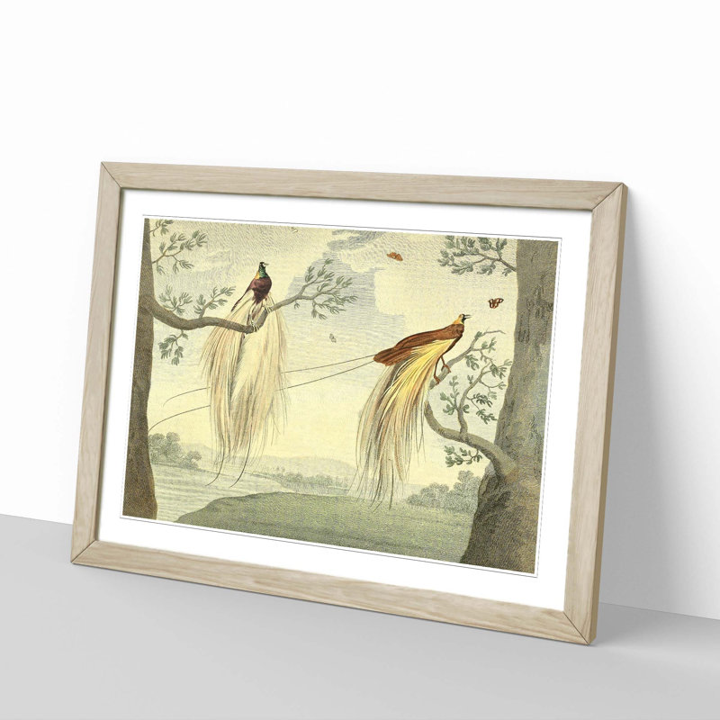 Single Picture Frame Painting, Oak