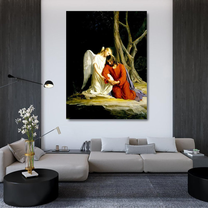 Agony in the Garden, 48" H x 36" W