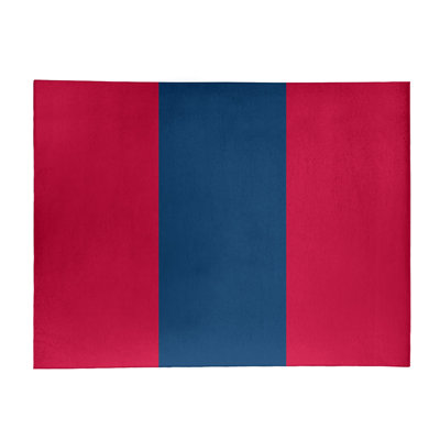Tapis rouge/bleu