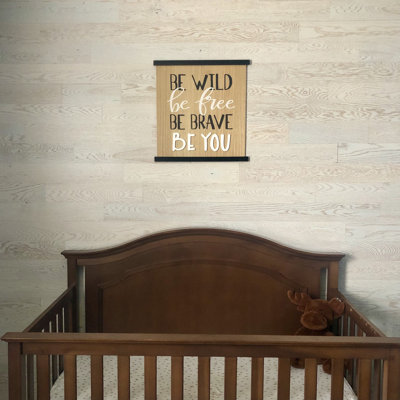 Timberchic Oak Wooden Wall planks - Simple Peel & Stick Wall Covering Application for DIY Accent Wall & Home Improvement - Premium Modern Wall Paneling - 10 sq ft