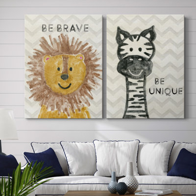 Safari Be Brave - ensemble de 2 reproductions