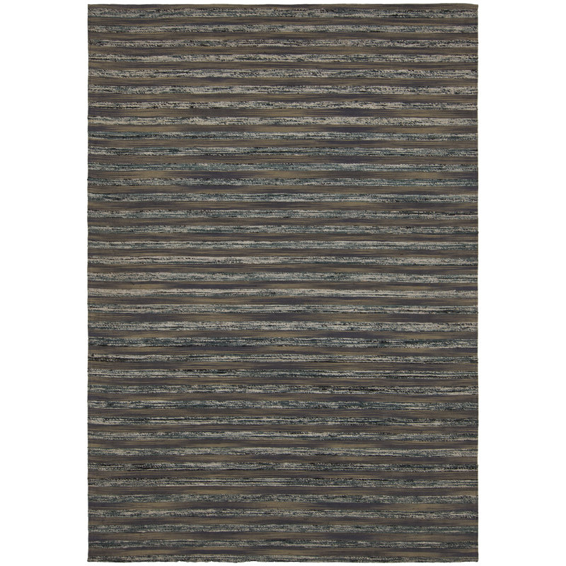 Tapis gris Ashyiah, Rectangle 5 pi x 7 pi 6 po