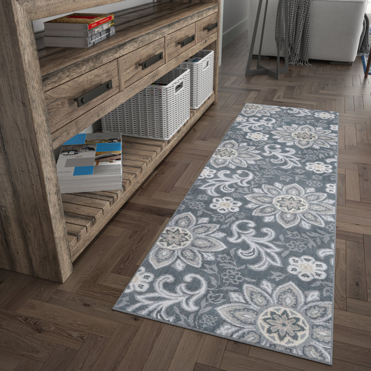 Tapis gris Floressa