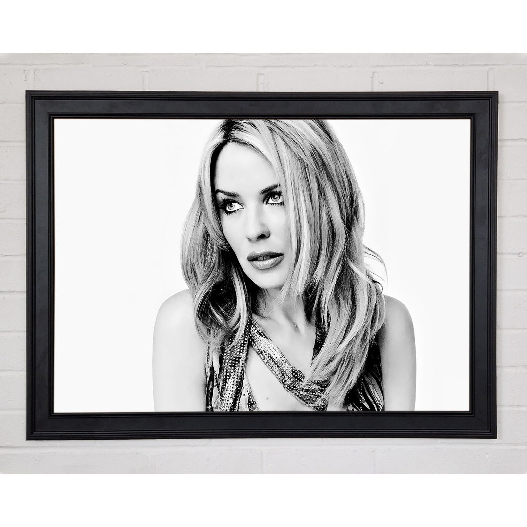 Kylie Minogue Look B N W - Druck