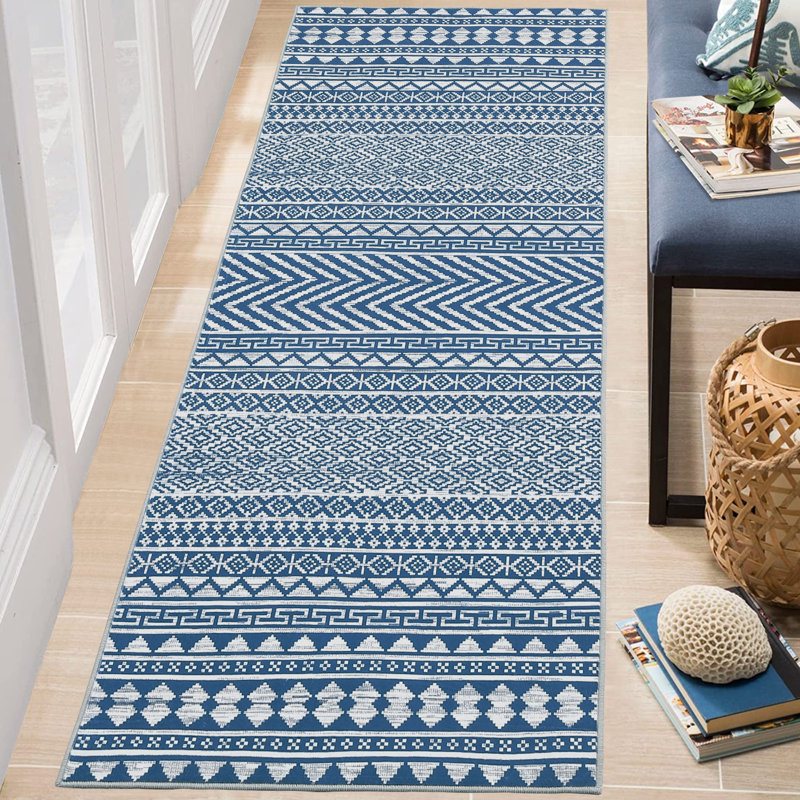Tapis avec envers antidérapant Leschen, Rectangle 2 pi 12 po x 4 pi 12 po
