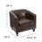 Faux Leather Armchair-116723255