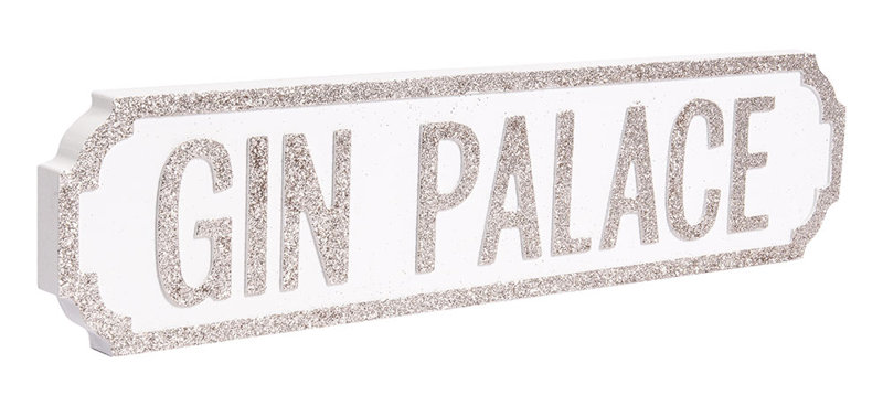 Street Sign, Glitter Pink