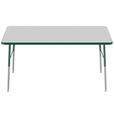 Rectangle T-Mold Adjustable Height Activity Table
