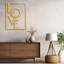 LOVE - Citation inspirante, décoration murale abstraite moderne, décoration murale suspendue-124838499-124838500