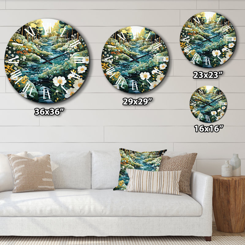 Horloge murale Chavaughn - Paysages, Petit