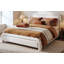 Cadre de lit plateforme grand rembourré avec tête de lit courbée, lit en tissu Boucle moderne avec support en lattes de bois, aucun sommier requis, assemblage facile