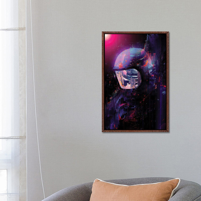 Dissolution by Nicebleed - Print on Canvas, Classic Brown Wood Framed, 66.04 cm H x 45.72 cm W