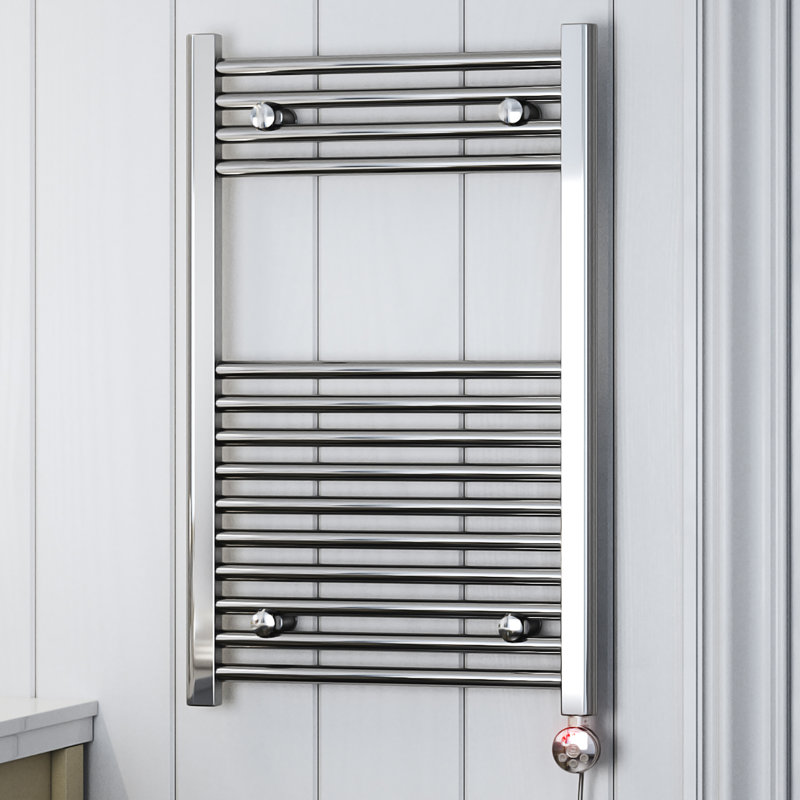 Leo (wih MEG) Adjustable Temperature Electric Towel Rail, 800cm H x 50cm W x 90cm D
