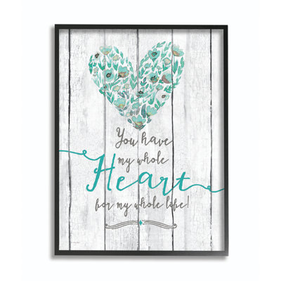 «My Whole Heart» - impression d'art graphique