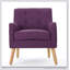 Chaise avec accoudoirs Mid-Century moderne avec rembourrage confortable et design élégant, parfaite pour rehausser la décoration intérieure