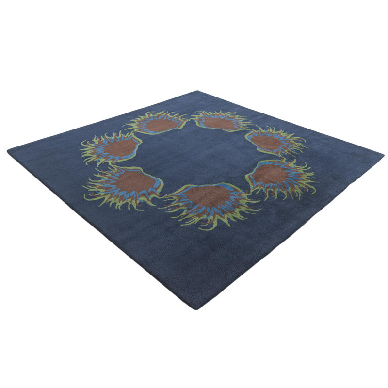 Tapis carré bleu marine Odenton