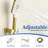 10-Inch Square Rain Shower System With 3-Function Handheld Shower And 4.72" Waterfall Tub Spout-127316685