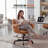 Criss Cross Legged Chair With Flip-Up Armrests, Swivel Office Chair, Computer Desk Chair For Home Office, Makeup, Bedroom-713886909