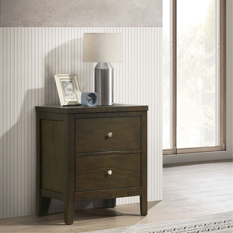 Clement 2-Drawer Nightstand Bedside Table