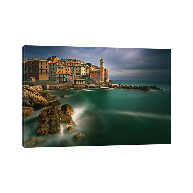 Tellaro by Krzysztof Browko - Wrapped Canvas Print, 30.48cm H x 45.72cm W x 1.91cm D