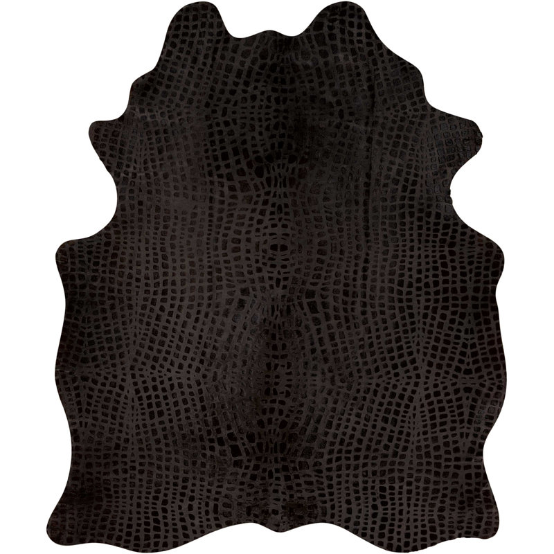 Tapis noir Gorvel