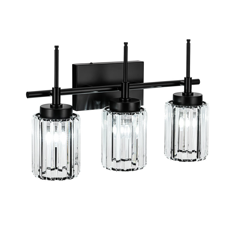 Edgars Dimmable Vanity Light, Black, 3