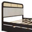Grand lit avec finition et lit gigogne
