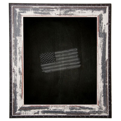 Tableau noir rustique bord de mer