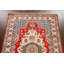 Tapis oriental géométrique Kazak noué à la main 3 x 5