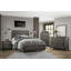Commode au design contemporain gris