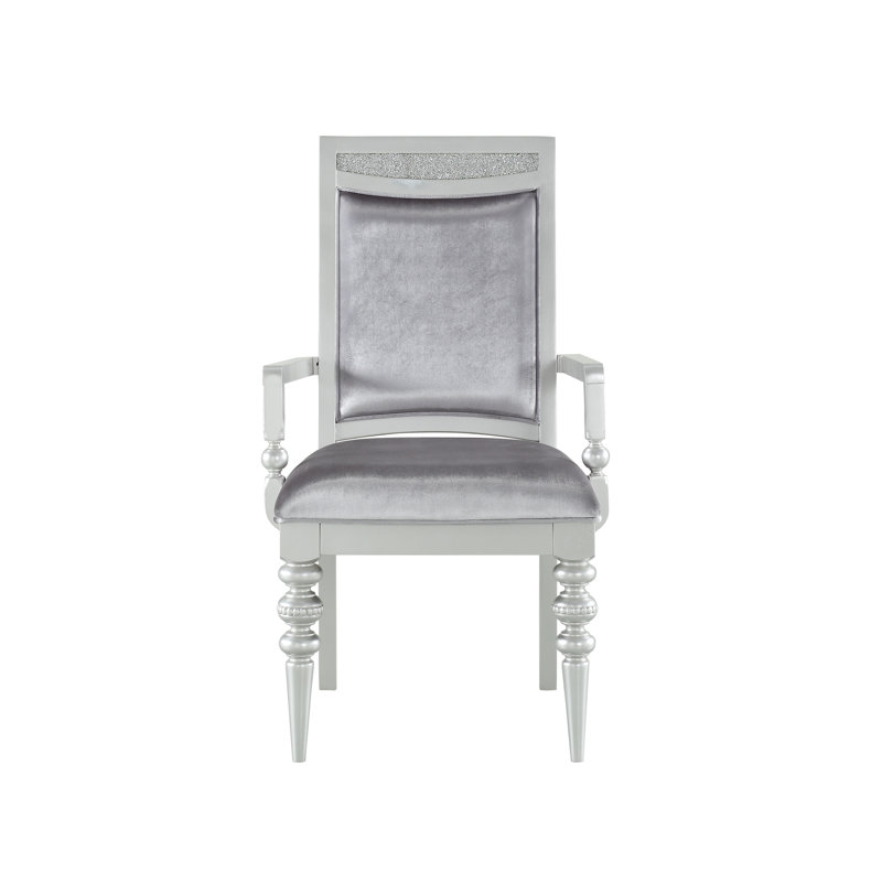 Fauteuil Otto en argent