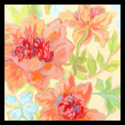 " Mixed Blossoms - Colorful Floral " by Heather Craig