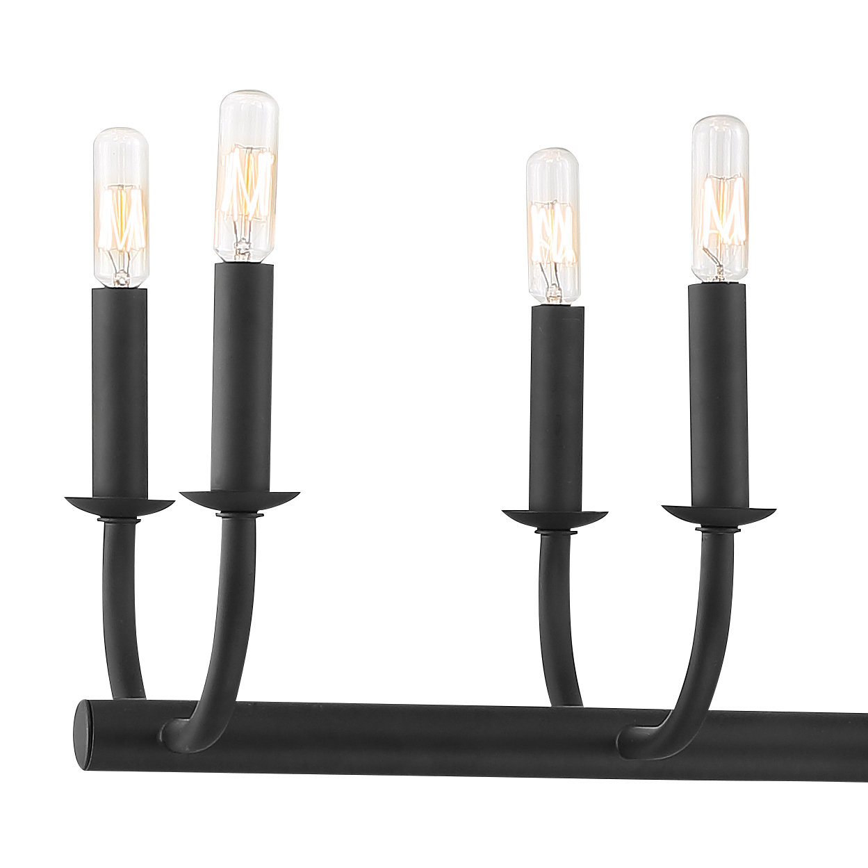 Gilmour Dimmable Stainless Steel 12-Light Pendant, Black