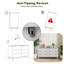 Commode cannelée 6 tiroirs Modern White-68162284