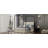 Corduroy Upholstered Canopy Bed With Tall Headboard-797322861-797322863