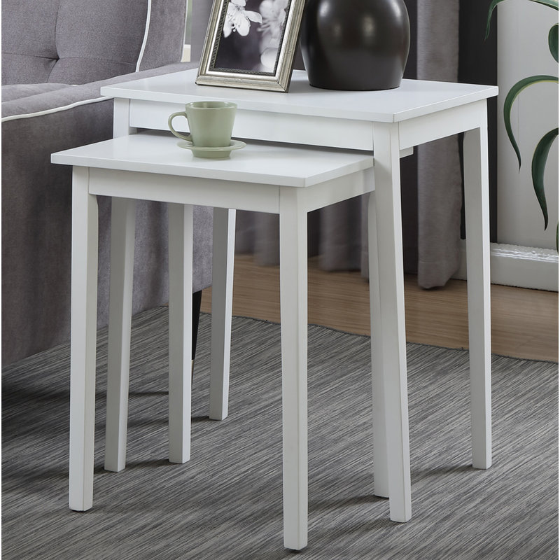 Tables gigognes Carbin, Blanc