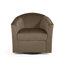 Upholstered Swivel Barrel Chair-1758226944