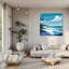 Waves & Fronds 5 - Framed-626371123
