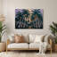 Art mural en métal Botanical Coconut Palm-666761664