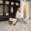 48.43''W Leather Upholstered Bench With Metal Legs-1306173073