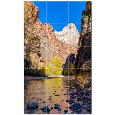 4.25'' x 4.25'' Satin Ceramic Decorative Mural
