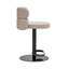 Tabouret de bar et tabouret de bar à hauteur réglable en cuir de luxe luxueux d'inspiration italienne LUXMOD (ensemble de 1)-391212070-348937407