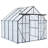 8X8 FT Double Door Polycarbonate Greenhouse Raised Base And Anchor Aluminum Heavy Duty Walk-In Greenhouses-115824197