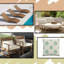 Indoor / Outdoor Ikat Green Square Throw Pillow Cover-1314051878