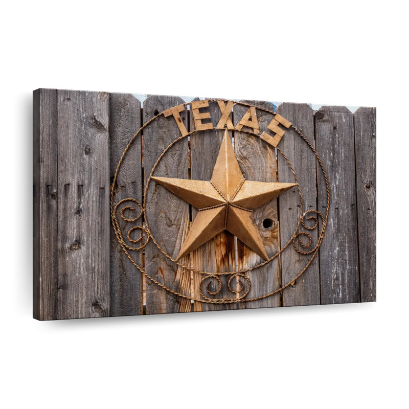 " Texas Star ", 26" H x 39" W x 1.25" D