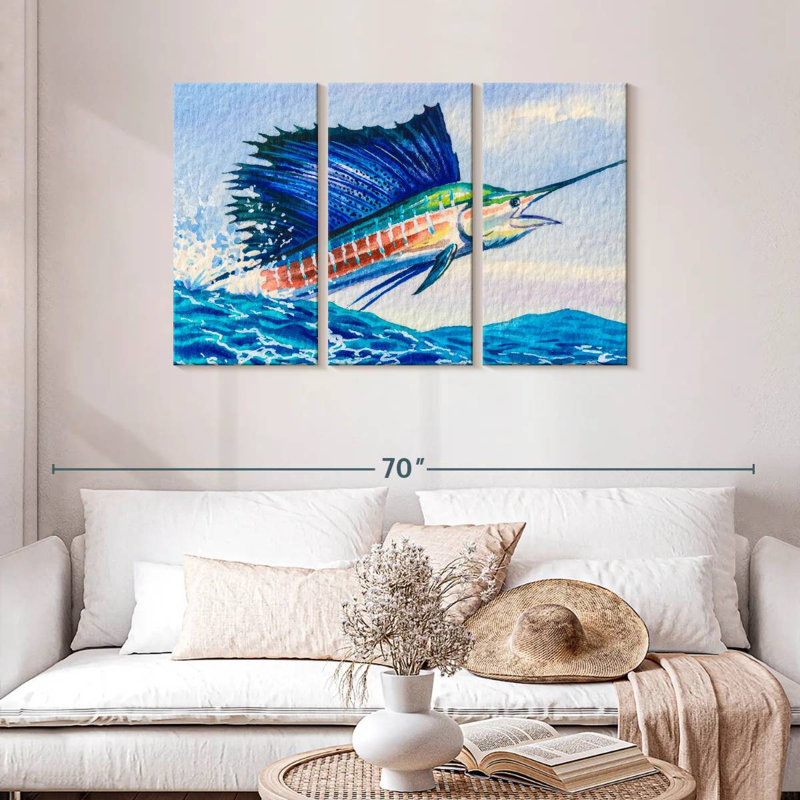 Brampt Sailfish, 28" H x 45" W