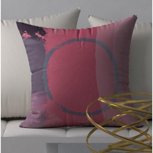 Orren Ellis Belfast Abstract Reversible Throw Pillow | Wayfair