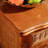 Brown Solid Wood Shoe Storage Bench