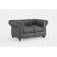 Chesterfield Sofa 2 Seater Textured Luxe Velvet-2139880608